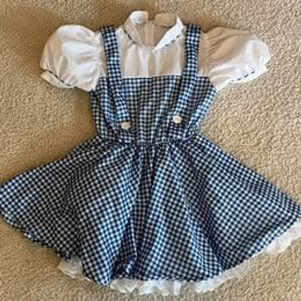 Kids Rubie's Wizard of Oz Dorothy Costume Girls M 8/10